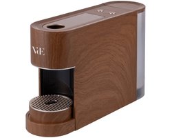 Espresso Koffiemachine 20 Bar – Capsulemachine – Houtlook Bruin – 1L Waterreservoir – Compact & Automatisch