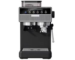 Espressomachine 2-in-1 voor thuis/commercieel gebruik - Malen en extractie in één - Geschikt voor cappuccino - Slimme slaapstand