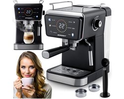 Espressomachine met portafilter 20 bar Berdsen BD-771 zwart