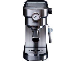 Gastronoma Espressomachine - 15 bar - Pistonmachine met Melkopschuimer - 18110001 - RVS