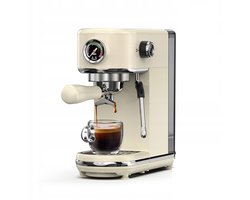 HiBREW H10B Halfautomatische Espressomachine – 20 Bar – Met Stoompijpje – 1,3L Afneembaar Reservoir – Beige