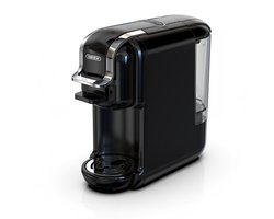 HiBREW H2A 4-in-1 Koffiezetapparaat voor Koude/Warme Extractie - Koffiesterkte Handmatig Instelbaar - 19 Bar Hoge Extractie - Afneembaar Waterreservoir van 600 ml - Bescherming Tegen Droogkoken - Zwart