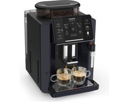 Krups Sensation C50 EA910B - Volautomatische Espressomachine - Nachtzwart - Stijlvol Design - Personaliseren en Favorieten Opslaan