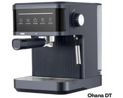 Ohana DT - Koffiezetapparaat Met Melkopschuimer - Italiaanse Espressomachine - 20 bar - Semi Automatisch - Compact & Stijlvol