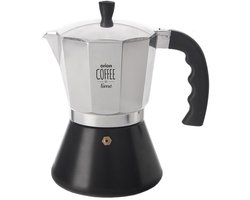 Orion - Aluminium Kawiarka - 450 ml - Inductie Geschikt - Zwart Handvat