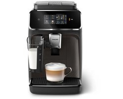 Philips 2300 Series - Espressomachine - 4 Verschillende Dranken - 4 Verschillende Dranken - LatteGo Melksysteem - 40% Stiller - AquaClean Filter - Volautomatisch - Zwart - EP2334/10