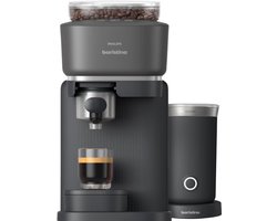 Philips Baristina + Melkopschuimer Bundel - BAR303/60 - Espressomachine - Pistonmachine - Zwart