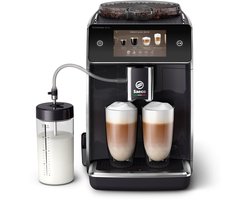 Philips Saeco GranAroma Deluxe SM6680/00 - Volautomatische Espressomachine - 18 Soorten Warme Drankjes - Zwart / RVS - + AquaClean Filter