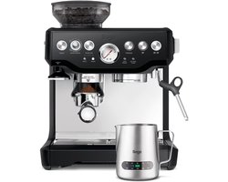 Sage SES875BTR the Barista Express Black Truffle - Pistonmachine - incl. Temp Control Melkkan - Espressomachine