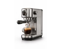 Semi-Automatische Espressomachine – 20 Bar Druk – Temperatuur Instelbaar – Koud & Warm Extractie – Cappuccino & Espresso – TELEO