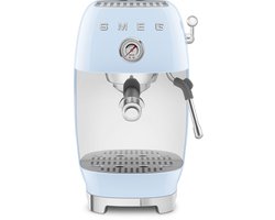 SMEG ECF03PBEU - Handmatige espressomachine - Cold Brew - Pastelblauw