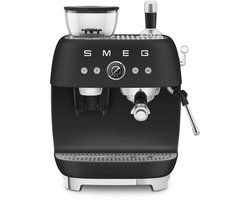 SMEG EGF03BLMEU - Espressomachine met geïntegreerde bonenmaler - Mat Zwart