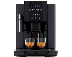 Volautomatische koffiemachine met melkopschuimer en conische koffiemolen | 1,8 liter waterreservoir | Voorverwarmfunctie | Touch display