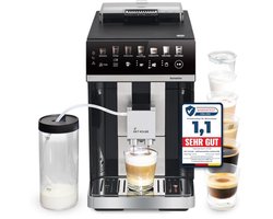 Volautomatische koffiemachine met touchscreen en melkreservoir