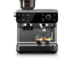 WMF Espresso Pro - Pistonmachine - RVS - 15 Bar - Melkopschuimer - Professioneel Design