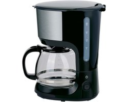 alpina Koffiezetapparaat Filterkoffie 750 W - Koffiemachine met Herbruikbare Koffiezet Filter - Koffiemachine met 1,25 L Glazen Kan - 10 Kopjes Koffie per Keer - Anti-Druppel Koffiemaker