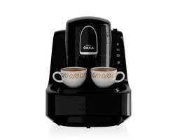 Arzum OKKA Elite Turks Koffiezetapparaat OK0040-2000 | Zwart/Chroom - 2 kopjes - Aanpasbare temperatuur - Volautomatisch - 710W