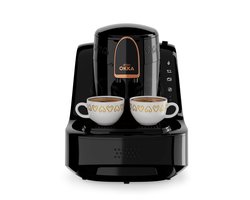 Arzum OKKA Elite Turks Koffiezetapparaat OK0040-2600 | Zwart/Koper - 2 kopjes - Aanpasbare temperatuur - Volautomatisch - 710W