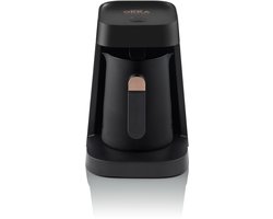 Arzum OKKA Minio Jet Turks Koffiezetapparaat OK0017-0400 | Zwart/Koper - Dubbelzijdige koffiepot - 1-5 kopjes - 480W