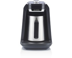 Arzum Okka Rich Spin Pro Plus Turks Koffiezetapparaat OK0038-0400 | Chroom - 700 Watt - 8 Standen - Ingebouwde watertank