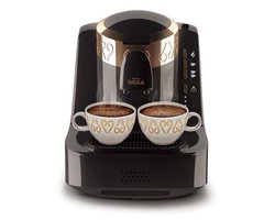 Arzum OKKA Turks Koffiezetapparaat OK001-0100 | Zwart/Koper - 2 kopjes - Aanpasbare temperatuur - Volautomatisch - 710W