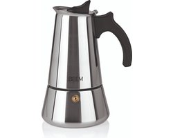 BEEM Espresso Maker – 6 kops– 300ML – percolator – Moka – geschikt voor alle kookplaten incl. inductie