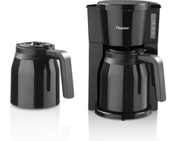 Bestron Koffiezetapparaat filterkoffie 900W - ACM900TD - 1 L, 8 koppen - Thermoskan - Zwart