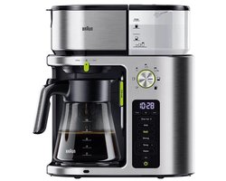 Braun KF9170SI MultiServe - Koffiezetapparaat - Zilver