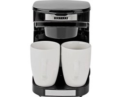 Butler 16100129 - Compact koffiezetapparaat - 2 porseleinen kopjes - 0,25 l - 450 W - Automatische uitschakeling - Zwart