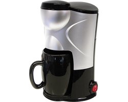 Carpoint Koffiezetapparaat - 12Volt – Vermogen 170Watt - Verlichte aan- en uitschakelaar - Geïntegreerde porseleinen kop – Inhoud 150ml – Voeding via sigarettenaansteker
