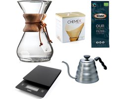 Chemex Coffeemaker slow coffee starter kit 8-Kops