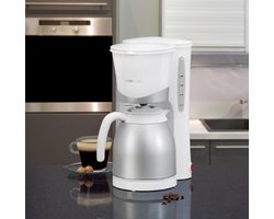Clatronic KA 3327 - Koffiezetapparaat - Thermoskan -wit