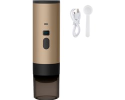 Draagbare capsule - koffiezetapparaat - 23,5 * 6,5 * 6,5 cm - Koffiezetapparaat voor thuis - Koffiezetapparaat voor buiten en op reis - 3-in-1 draagbaar koffiezetapparaat - Capaciteit 90 ml - Geschikt voor kantoor, kamperen, reizen, enz.