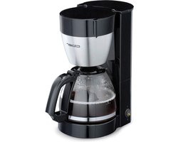 Filter-Koffiezetapparaat met warmhoudfunctie 800 W - Filtermaat 1x4 - 10 kopjes - Zwart - Roestvrij staal