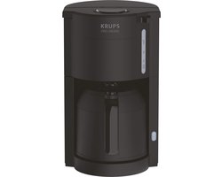 Filterkoffiemachine met Thermosfles - 1 Liter, 10-15 Kopjes - Zwart