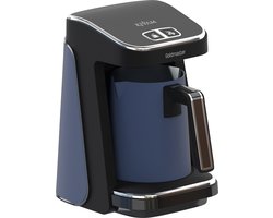 Goldmaster KIVAM - GM-8380EM - Turkse Koffiezetapparaat - 480W Performance / stijlvol ontwerp - Egeïsch Blauw