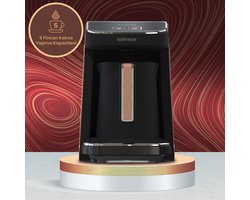 Goldmaster KIVAM - GM-8380G - Turkse Koffiezetapparaat - 480W Performance / stijlvol ontwerp - Goud