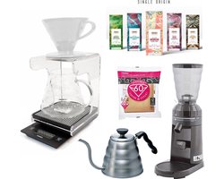 Hario V60 Range Server Slow Coffee Barista set C - 1-4 kops