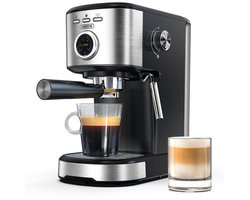 HIBREW H5A Semi-automatische koffiemachine, 1,2L watertank, 15 bar & Smart Brew