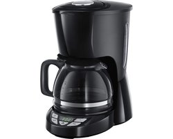 Intelectro Koffiezetapparaat - Innovatieve Koffiemachine met Geavanceerde Shower Head Technologie! - 975W - Digitale Bediening - Warmhoudfunctie - Verwijderbare Filterdrager - Drip Stop Functie - Zwart - Levering Sneller dan Aangegeven!