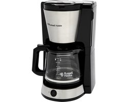 Koffiezetapparaat - RUSSELL HOBBS - HEATON - 1.25 L - Zwart / Roestvrij staal