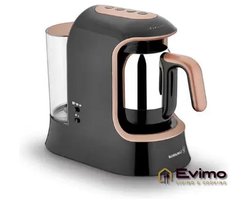 Korkmaz-A86202 Aqua-Koffiezetapparaat-RVS kan-Zwart  Rosegoud-1,2 L-700W