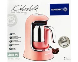 Korkmaz Kahvekolik - Koffiezetapparaat - Pink