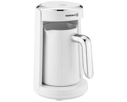 Korkmaz Keyif | Turkse koffiezetapparaat - Vanilla – Authentieke Turkse Koffie met Moderne Klasse - 400W - 4-5 Kopjes