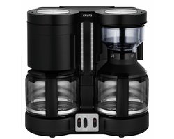 Krups KM8508 - Filter Koffiezetapparaat - Dubbele Kan - Geschikt voor 2 Personen - Compact Design