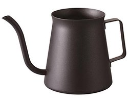 Mini-waterketel voor het zetten van filterkoffie - Roestvrij staal, Zwart