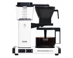 Moccamaster KBG Select - Filterkoffiezetapparaat - Matt White - 5 jaar garantie