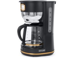 MS-220BC - Muse filter-koffiezetapparaat, 1,4 L, zwart/messing