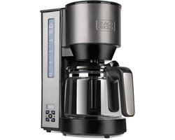 Programmeerbaar filterkoffiezetapparaat 12 kopjes 1000w zwart - black+decker - bxco1000e