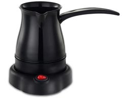 Rosberg - Turkse Koffiezetapparaat - Elektrische Koffiemachine - Cezve - 500 ML - 600W - RVS - Zwart